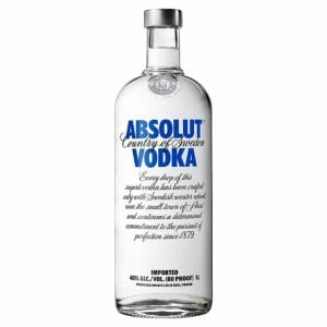 Absolut Vodka 80 Blue Litre