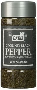 Badia Black Pepper 7oz