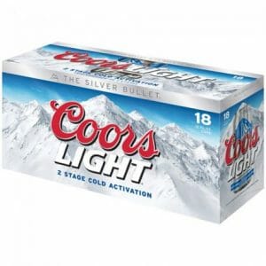 Coors Light Beer Cans Case