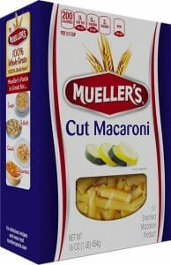 Muellers Cut Macaroni 12/16oz