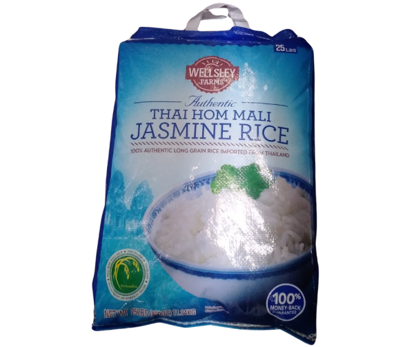 WF JASMINE RICE 25LB - Central Supercenter